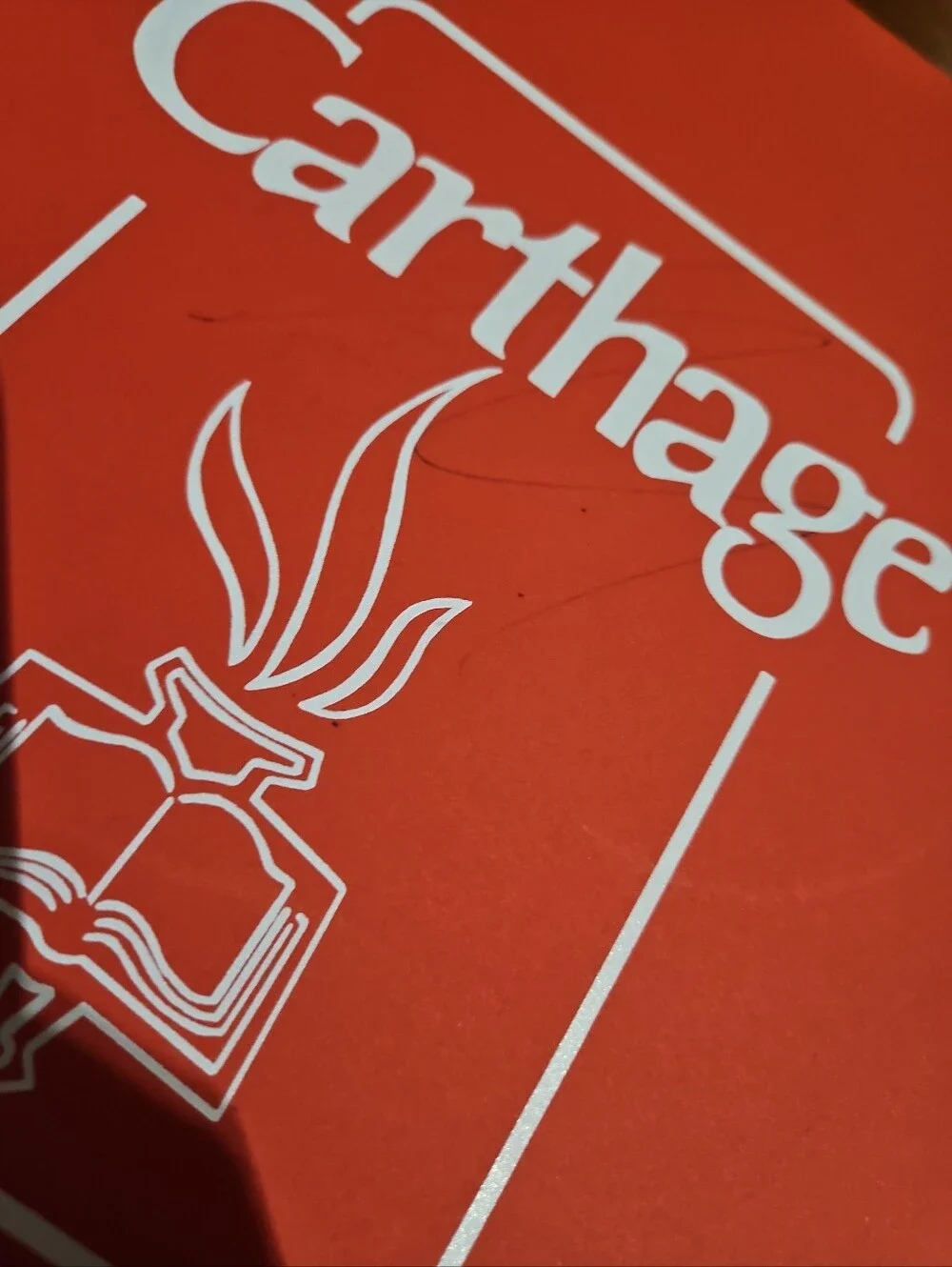 Vintage Carthage Logo Binder